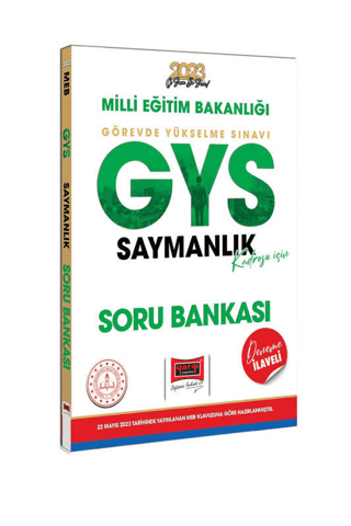 2023 MEB GYS Saymanlık Kadrosu İçin Deneme İlaveli Soru Bankası Kolekt