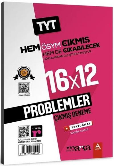 2023 TYT Problemler 16x12 Çıkmış ve Çıkabilecek Sorular Deneme Kolekti