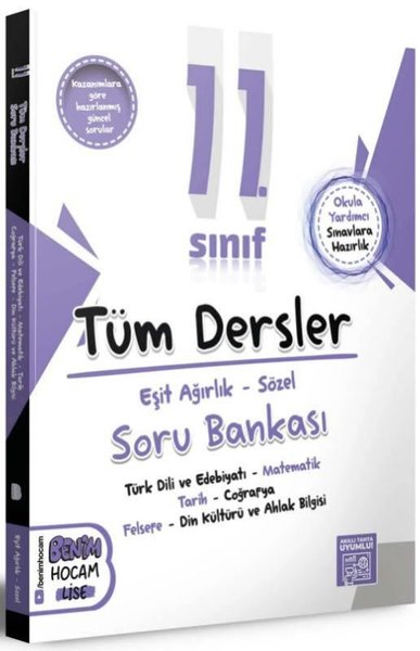 2024 11. Sınıf Eşit Ağırlık - Sözel Tüm Dersler Soru Bankası Kolektif