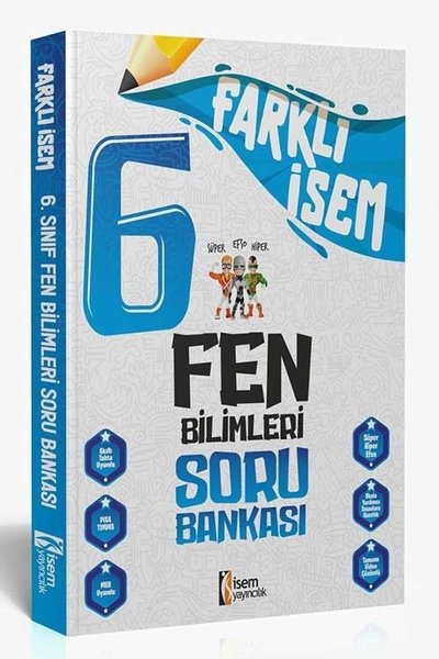 2024 6.Sınıf Fen Bilimleri Farklı İsem Soru Bankası Kolektif