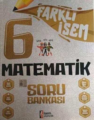 2024 6.Sınıf Matematik Farklı İsem Soru Bankası Kolektif