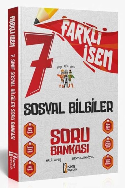 2024 7.Sınıf Sosyal Bilgiler Farklı İsem Soru Bankası Kolektif