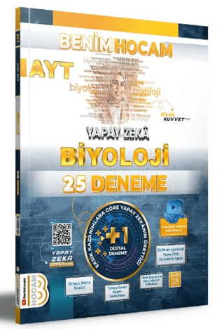 2024 AYT Yapay Zekâ Biyoloji 25 Deneme Dilek Kuvvet