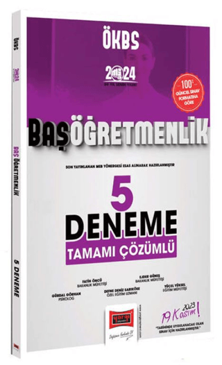 2024 Başöğretmenlik 5 Deneme Fatih Öncü