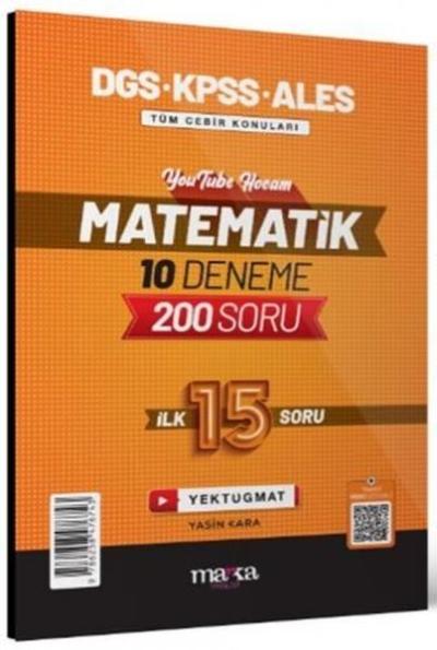 2024 DGS KPSS ALES Matematik 10 Deneme Kolektif