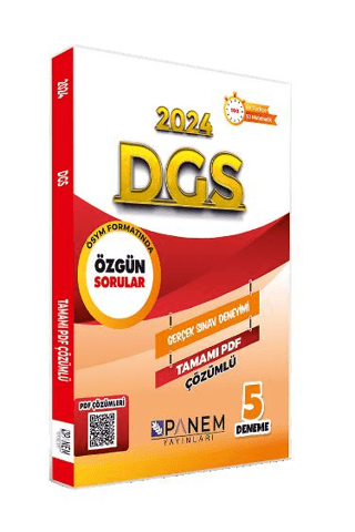 2024 DGS Tamamı Çözümlü Özgün 5 Deneme Kolektif