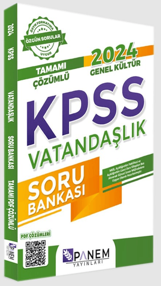 2024 Genel Kültür KPSS Vatandaşlık Soru Bankası Kolektif