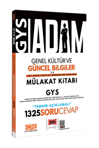 2024 GYS Adam Genel Kültür ve Güncel Bilgiler 657 Sayılı Devlet Memurl