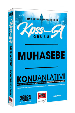 2024 KPSS A-Grubu Muhasebe Konu Anlatımı Z. Fatih Akyüz