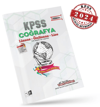 2024 KPSS Coğrafya El Yazısı Ders Notları Kitabı Kolektif