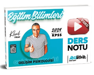 2024 KPSS Eğitim Bilimleri Gelişim Psikolojisi Video Ders Notu Kamil F