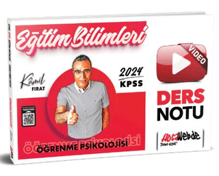 2024 KPSS Eğitim Bilimleri Öğrenme Psikolojisi Video Ders Notu Kamil F