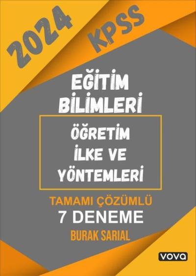 2024 KPSS Eğitim Bilimleri Öğretim İlke ve Yöntemleri Tamamı Çözümlü 7