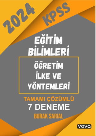 2024 KPSS Eğitim Bilimleri Öğretim İlke ve Yöntemleri Tamamı Çözümlü 7