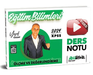 2024 KPSS Eğitim Bilimleri Ölçme ve Değerlendirme Video Ders Notu Yusu