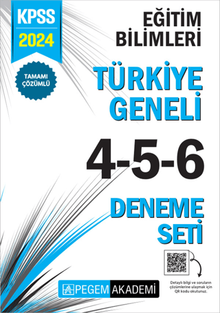 2024 KPSS Eğitim Bilimleri Tamamı Çözümlü Türkiye Geneli 4-5-6 (3'lü D