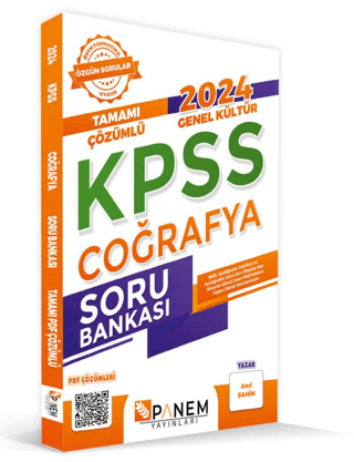 2024 KPSS Genel Kültür Tamamı Çözümlü Coğrafya Soru Bankası Anıl Şahin