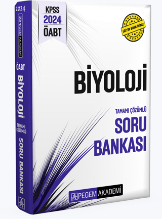 2024 KPSS ÖABT Biyoloji Tamamı Çözümlü Soru Bankası Kolektif