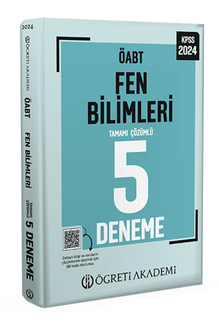 2023 KPSS ÖABT Fen Bilimleri 5 Deneme Kolektif