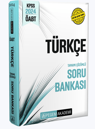 2024 KPSS ÖABT Türkçe Tamamı Çözümlü Soru Bankası Kolektif