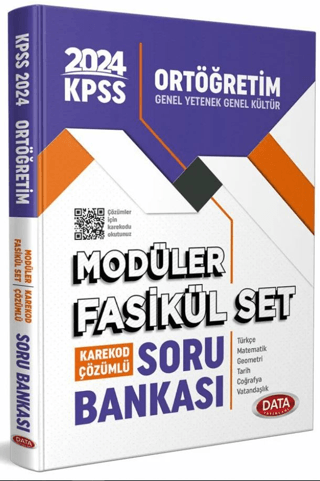 2024 KPSS Ortaöğretim Soru Bankası Modüler Fasikül Set Karekod Çözümlü