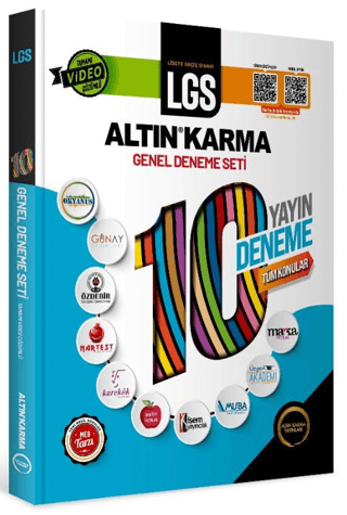 2024 LGS 8. Sınıf 10 Farklı Yayın 10 Deneme Tüm Konular Sorular Tamamı