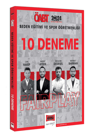 2024 ÖABT Beden Eğitimi ve Spor Öğretmenliği Fairplay 10 Deneme Can Na