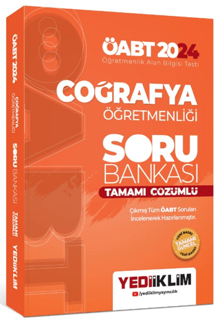 2024 ÖABT Coğrafya Öğretmenliği Tamamı Çözümlü Soru Bankası Kolektif