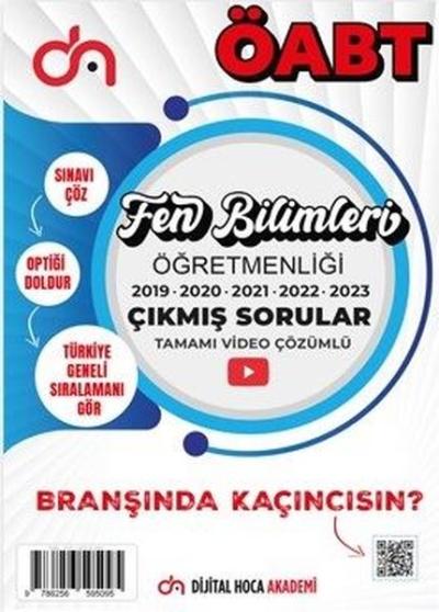 2024 ÖABT Fen Bilimleri Öğretmenliği Son Beş Yıl Çıkmış Sorular Tamamı