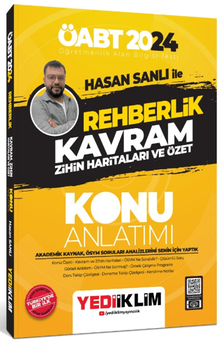 2024 ÖABT Hasan Sanlı ile Rehberlik Kavram Zihin Haritaları ve Özet Ko