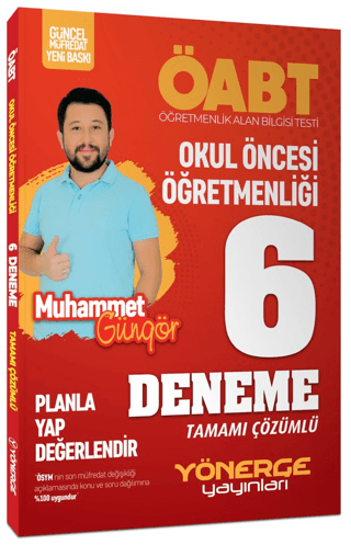 2024 OABT Okul Öncesi Öğretmenliği Çözümlü 6 Deneme (Planla Ya