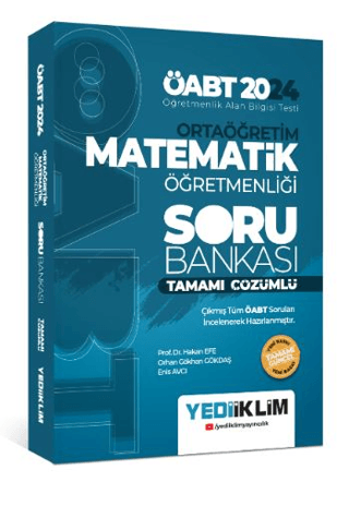 2024 ÖABT Ortaöğretim Matematik Öğretmenliği Tamamı Çözümlü Soru Banka