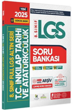 2025 8. Sınıf Full LGS Altın Seri İnkılap Tarihi MEB Çıkmış Soru Banka