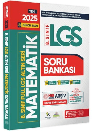 2025 8. Sınıf Full LGS Altın Seri Matematik MEB Çıkmış Soru Bankası Mo