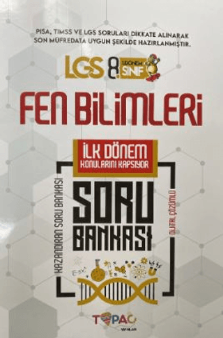 2025 8. Sınıf Yeni Sistem LGS Fen Bilimleri Dijital Çözümlü Soru Banka