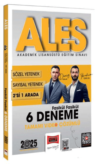 2025 ALES Sayısal-Sözel 2'si Bir Arada Fasikül Fasikül 6 Deneme Tamamı