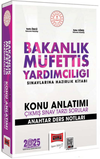 2025 Bakanlık Müfettiş Yardımcılığı Sınavlarına Hazırlık Kitabı Konu A