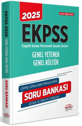 2025 EKPSS Genel Yetenek - Genel Kültür Soru Bankası Kolektif