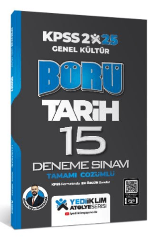 2025 Genel Kültür Börü Tarih Tamamı Çözümlü 15 Deneme Sınavı Ahmet Uğu