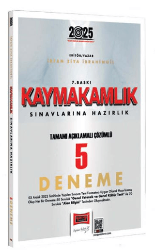 2025 Kaymakamlık Sınavlarına Hazırlık Tamamı Açıklamalı Çözümlü 5 Dene