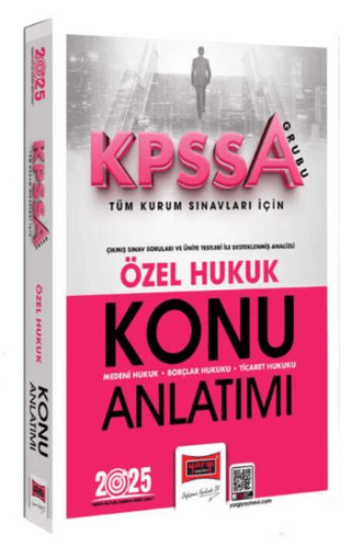 2025 KPSS-A Grubu Tüm Kurum Sınavları İçin Özel Hukuk Konu Anlatımı Ko