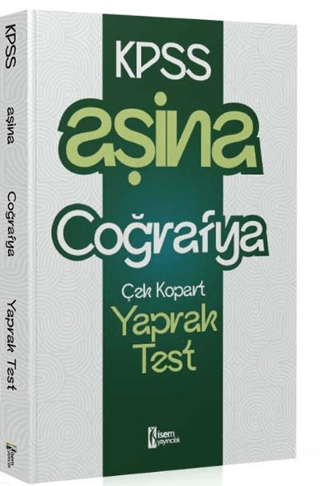 2025 KPSS Aşina Coğrafya Çek Kopart Yaprak Test Kolektif