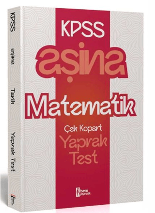 2025 KPSS Aşina Matematik Çek Kopart Yaprak Test Kolektif