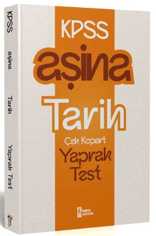 2025 KPSS Aşina Tarih Çek Kopart Yaprak Test Kolektif