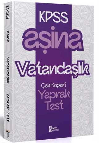 2025 KPSS Aşina Vatandaşlık Çek Kopart Yaprak Test Kolektif