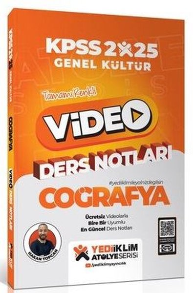 2025 KPSS Atölye Genel Kültür Coğrafya Video Ders Notları Kolektif