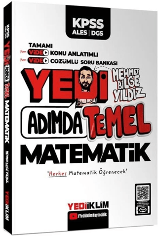 2025 KPSS DGS ALES TYT 7 Yedi Adımda Temel Matematik Konu Anlatımlı So