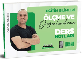 2025 KPSS Eğitim Bilimleri Ölçme ve Değerlendirme Ders Notu Özcan Şahi