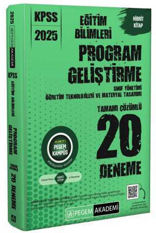 2025 KPSS Eğitim Bilimleri Program Geliştirme Tamamı Çözümlü 20 Deneme