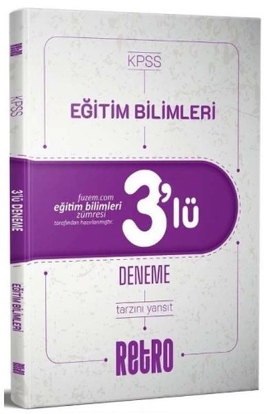 2025 KPSS Eğitim Bilimleri Tamamı Çözümlü 3lü Deneme Kolektif